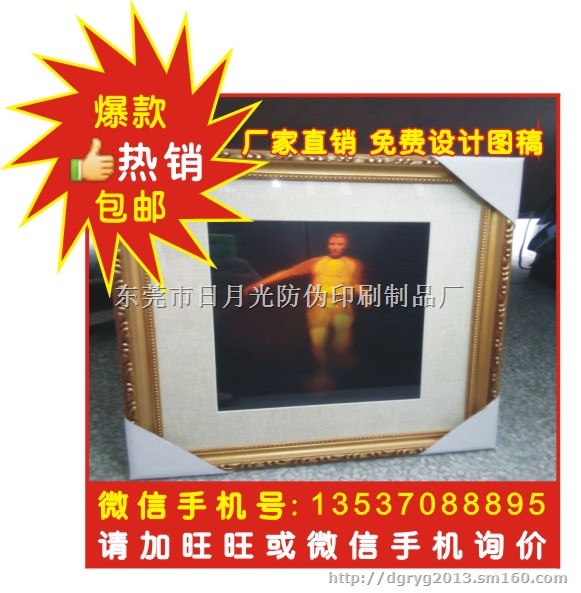 3D全息图像 3D立体光栅片图 全息图
