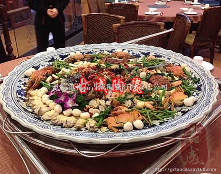 厂家陶瓷盘子菜盘90厘米大瓷盘 定做