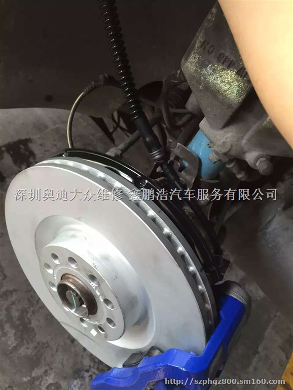 大众R36前刹车改装
