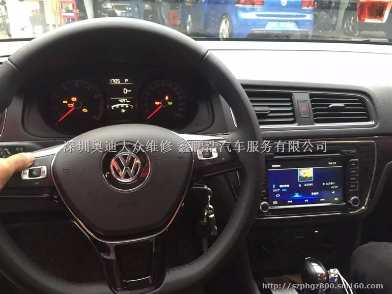 大众改装多功能方向盘激活定速巡航