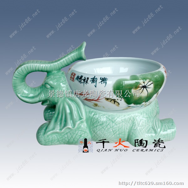 家居装饰陶瓷喷泉养鱼，陶瓷喷泉鱼缸，陶瓷喷泉厂家