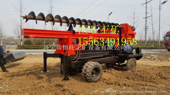 2016*款螺旋打桩机，厂家直销