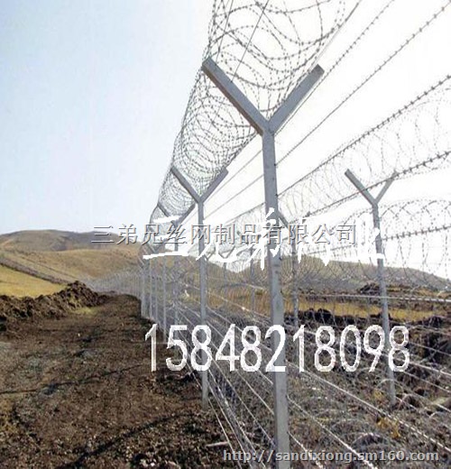 内蒙古包头镀锌刺绳 刀片刺绳 包塑刺绳 正反拧刺绳