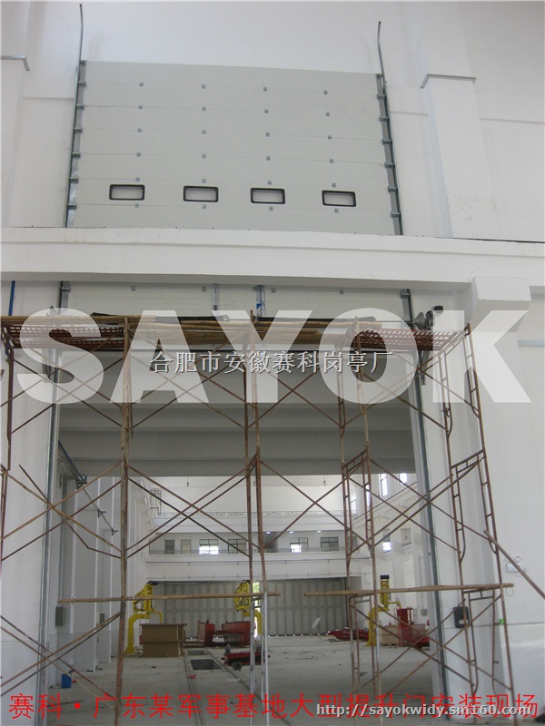 铝合金工业滑升门，工业滑升门，自动工业提升门