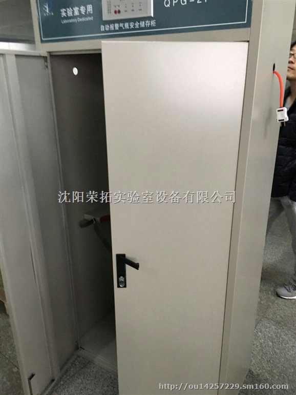 海城双瓶报警气瓶柜 ，海城自动报警气瓶柜材质说明