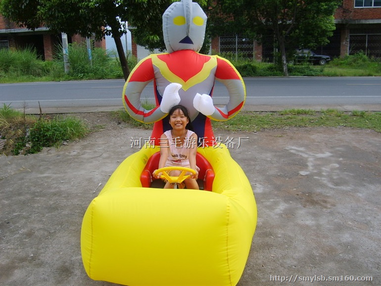 供应衡水充气电瓶车,充气玩具车批发