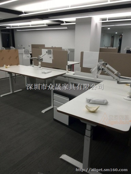 可升降办公桌 升降式办公桌 深圳办公家具定制