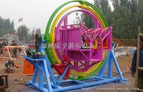 新款6座三维太空环厂家 小型游乐设备