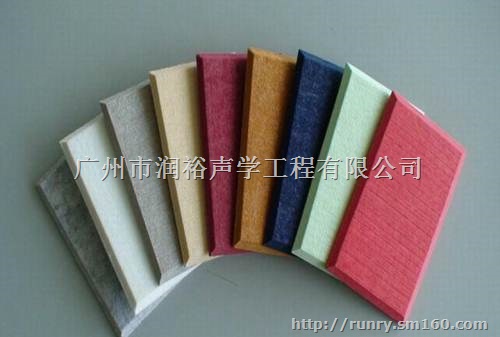 聚酯纤维声学材料体育馆隔音板吸声板隔音材料