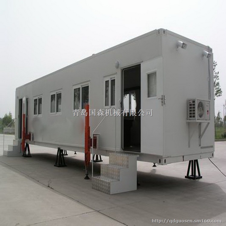 青岛国森机械制造房车冷藏车方舱大板压机设备
