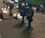 气动硬密封刀闸阀阀