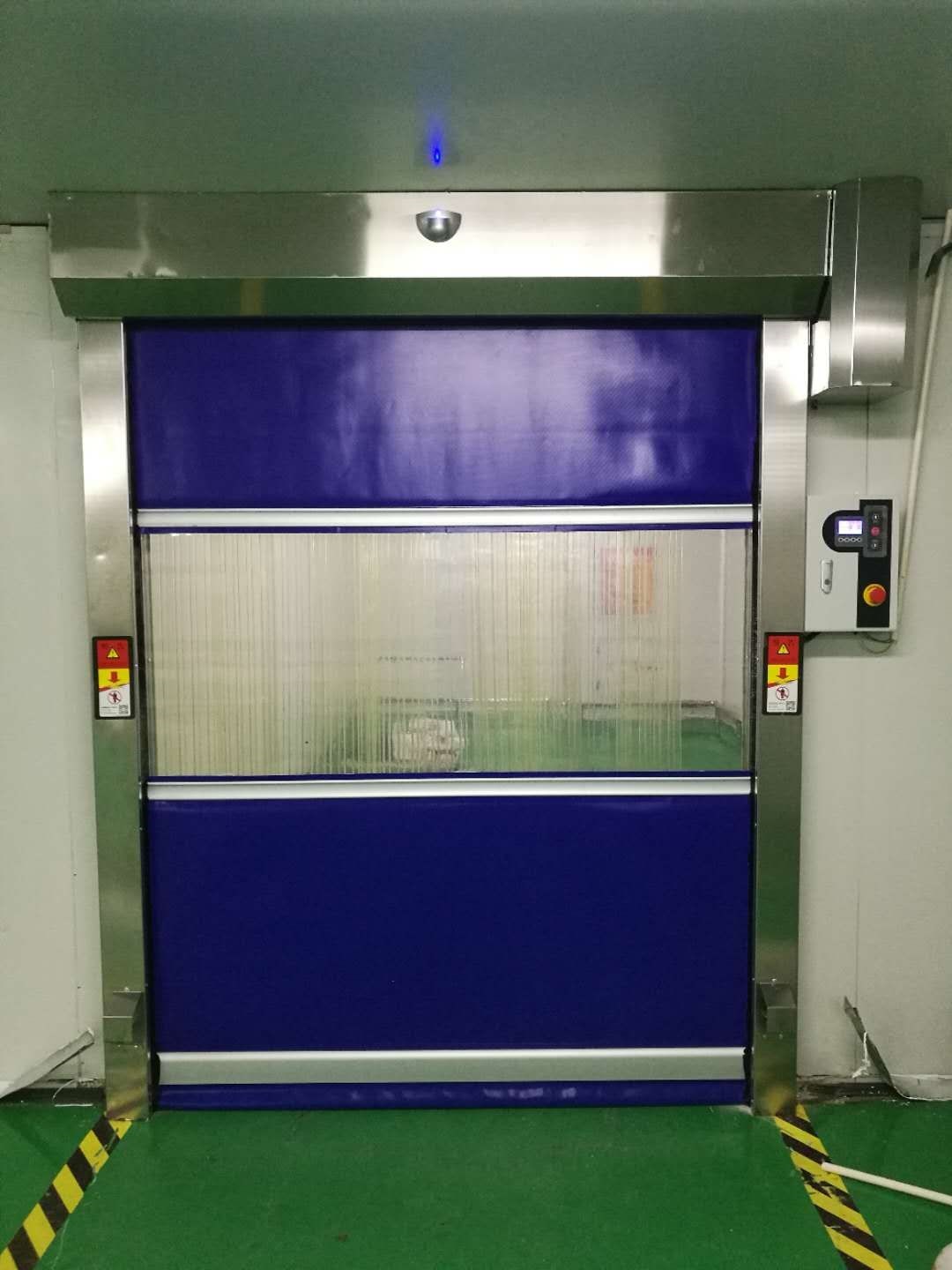 南山硬质涡轮快速门集保温节能密封高效抗风环保于一身