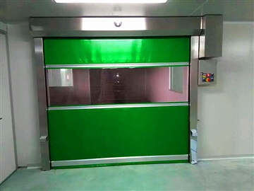 南山硬质涡轮快速门集保温节能密封高效抗风环保于一身