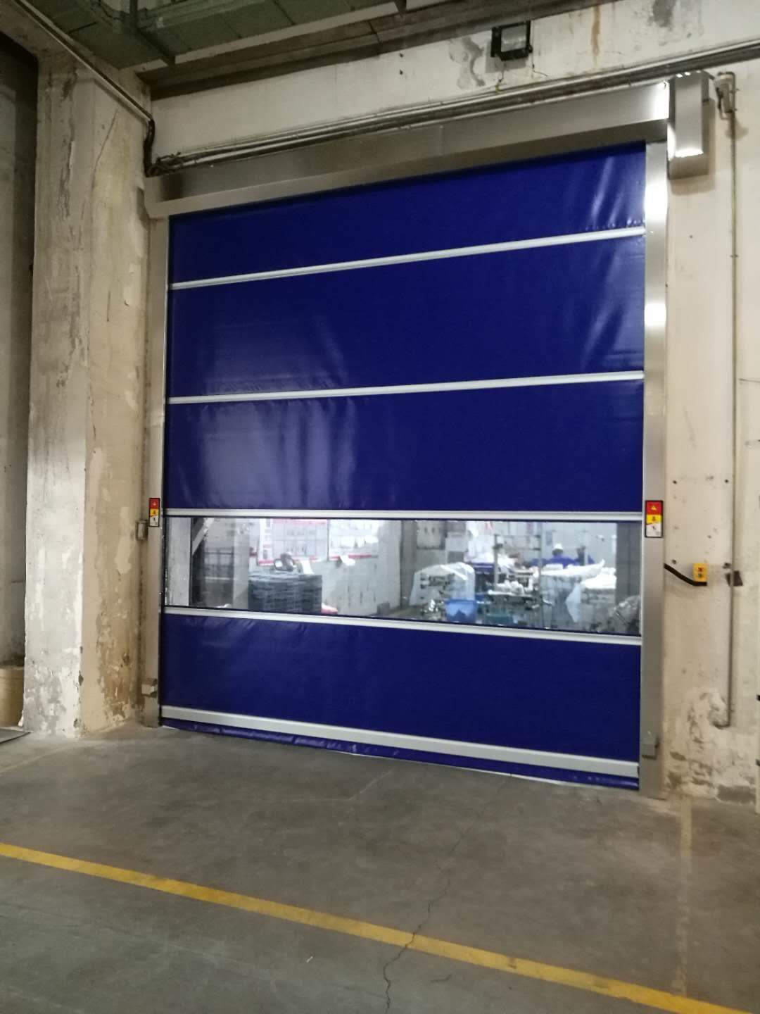 松岗物流通道化工车间硬质快速卷帘门厂家设计优质解决