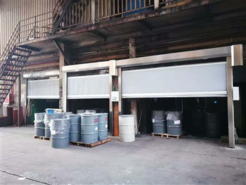 松岗物流通道化工车间硬质快速卷帘门厂家设计优质解决