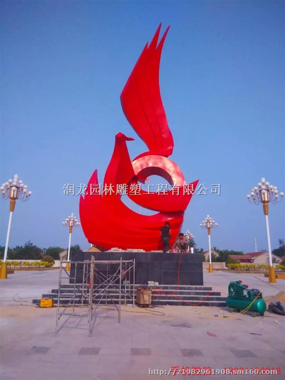 不锈钢雕塑 甲骨文字雕塑 不锈钢雕塑制作厂家