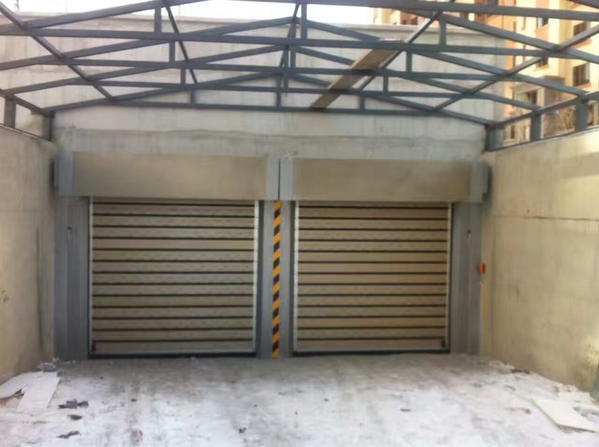 白银 铝合金快速卷帘门定做