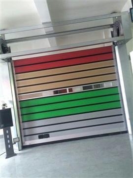 白银 铝合金快速卷帘门定做