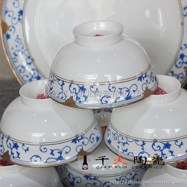 供应手绘陶瓷餐具套装批发优惠