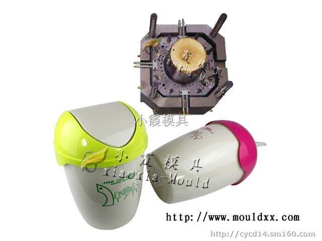 开注射模具 560升塑胶工业垃圾桶模具加工