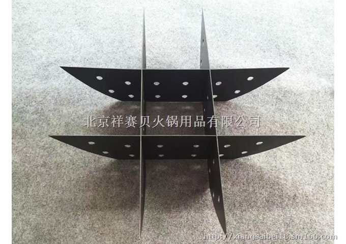 熟铁九宫格回字纹重庆老火锅不粘锅不生锈火锅专用熟铁