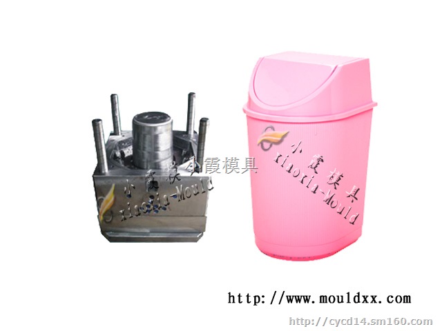 注塑模460L挂车塑胶垃圾车模具 我们专做