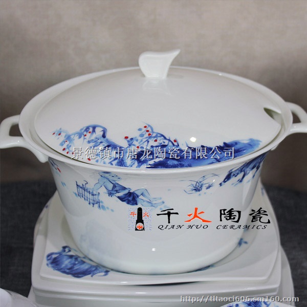 供应景德镇新款礼品餐具批发家用餐具套装图片