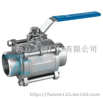 三片式牙口球塞阀 品牌:TC