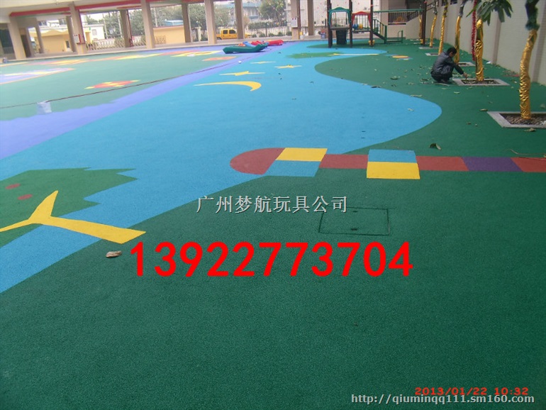 深圳幼儿园操场图案EPDM地垫厂家直销