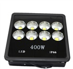 厂家直销黑方型led投光灯400w 户外防水照明