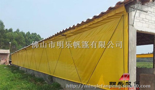 天津防水帆布防寒猪舍卷帘防风卷帘定做
