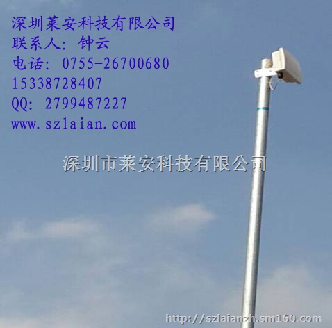 青岛某建筑工地高清无线监控系统,塔吊无线视频监控