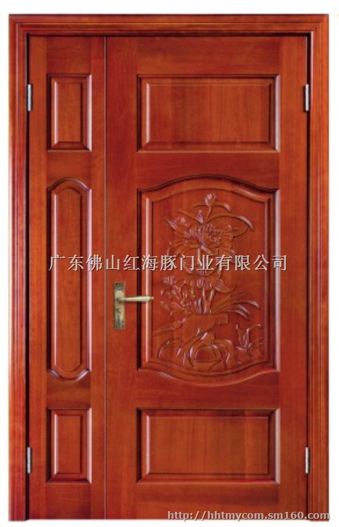 广东制造业红海豚老品牌木门产品实木浮雕门