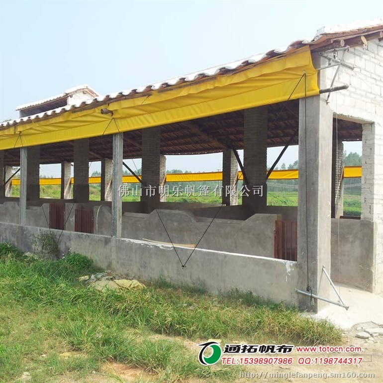 福州油布，安徽猪场卷帘 河南保温帆布卷帘 湖南养殖