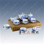 供应景德镇整套陶瓷茶具批发厂家  家用礼品茶具套装