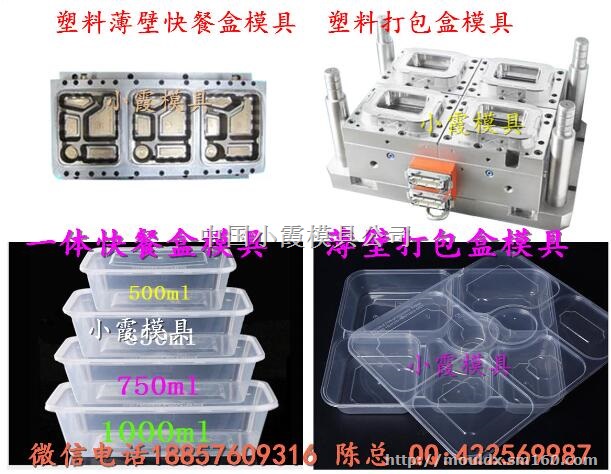 2017款模具生产商 5000毫升注塑打包碗模具厂