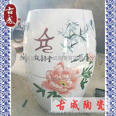 巴马活瓷能量缸定制 五行艾灸养生舱 岩宝石养生翁