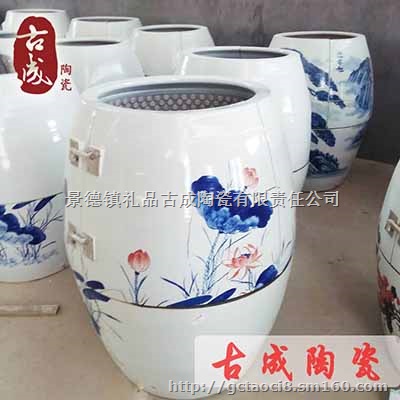 巴马活瓷能量缸定制 五行艾灸养生舱 岩宝石养生翁