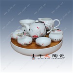 景德镇手绘陶瓷茶具厂家青花功夫茶具图片