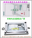 浙江模具生产 国网新标准三相12电表箱塑料模具