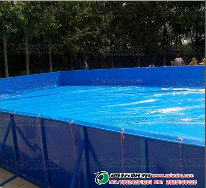 耐磨渔业养殖专用帆布鱼池帆布蓄水池帆布批发供应