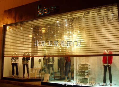 北京安装水晶卷帘门-卷帘门工程