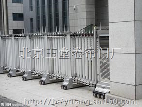 北京单位伸缩门安装 电动伸缩门供应产品