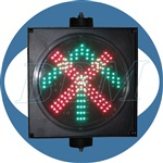 BBM 200mm红叉绿箭二合一一单元交通灯