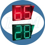 BBM 800mm双色双位倒计时交通信号灯