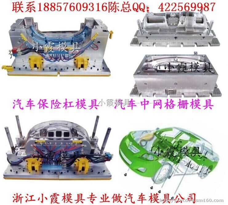台州塑料模具厂森林人车保险杠塑胶模具 中网塑胶模具