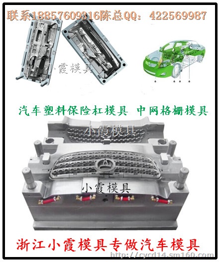 台州塑料模具厂森林人车保险杠塑胶模具 中网塑胶模具