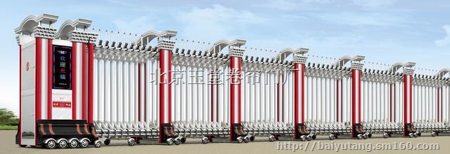 西直门南小街安装伸缩门 小区定做铝制伸缩门