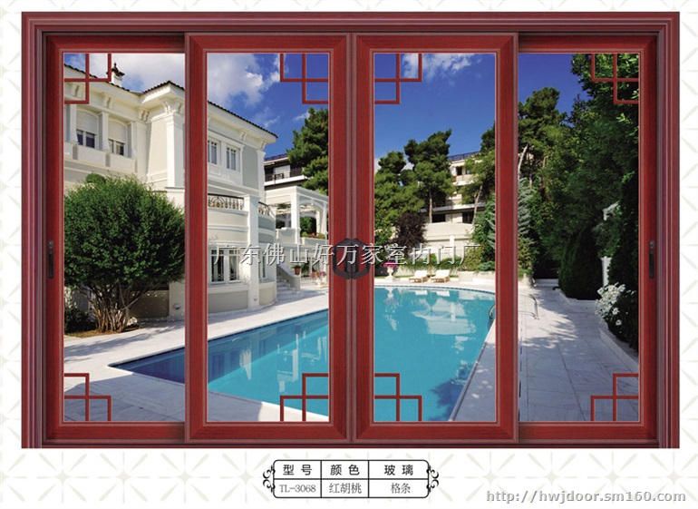 佛山推拉门，强化玻璃吊趟门，好万家国际铝门