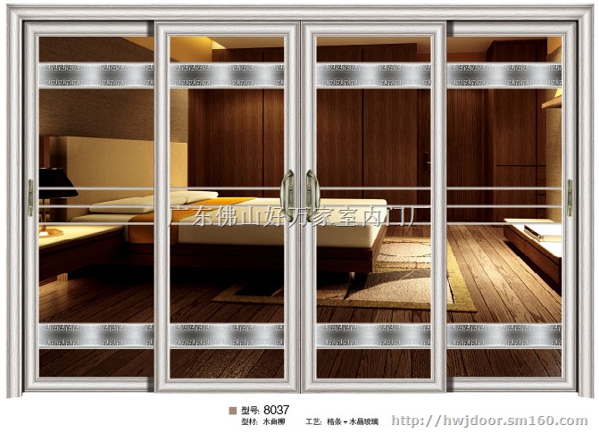 佛山推拉门，强化玻璃吊趟门，好万家国际铝门